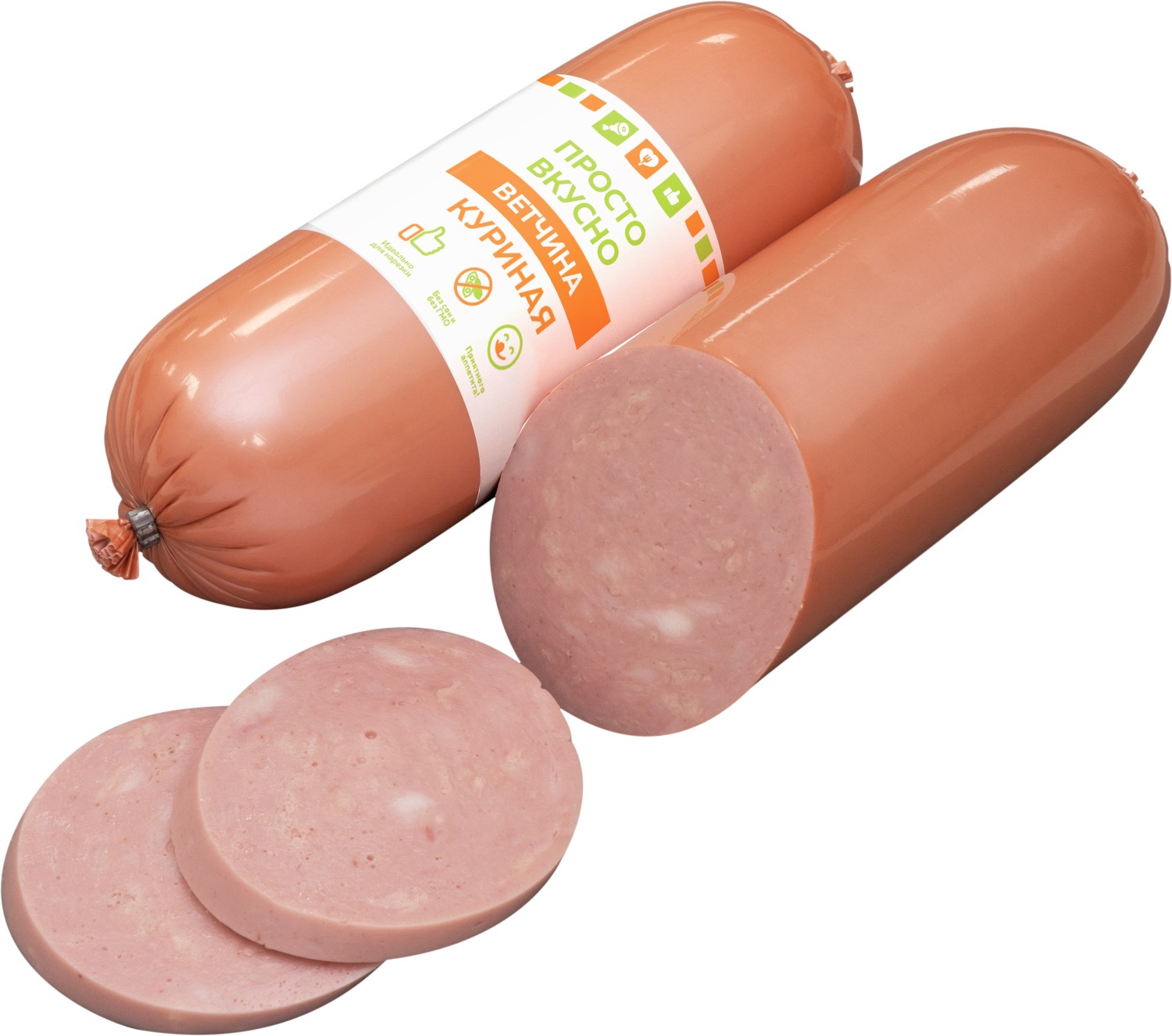 Ветчина Куриная Просто Вкусно 1 кг